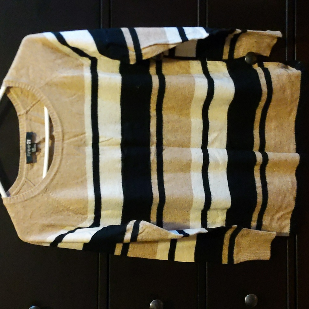Striped Forever21 sweater